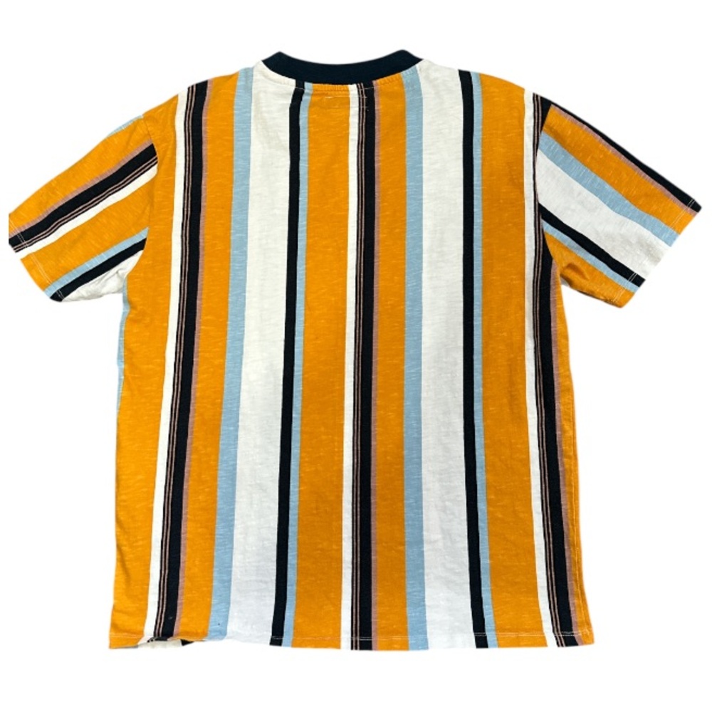 Guess Vintage Striped Tee Logo Multicolor Short Sleeve Shirt M - Picture 3 of 3
